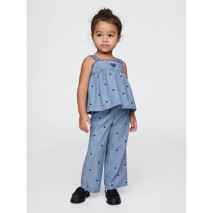 Kalp Desenli Outfit Set цвет: Голубой