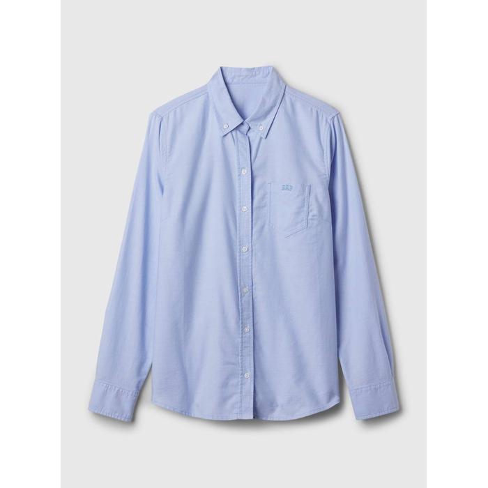 Gap Logo Oxford Gömlek цвет: Голубой