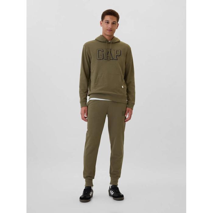 Gap Logo Fransız Havlu Kumaş Sweatshirt цвет: Хаки