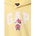 Disney Relaxed Толстовка с капюшоном с логотипом Gap цвет: Жёлтый