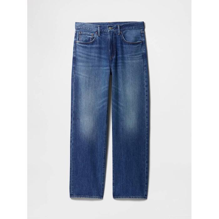 Relaxed Fit Straight Jean Pantolon цвет: Голубой