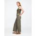 Wide Leg Crop Jean Pantolon цвет: Хаки