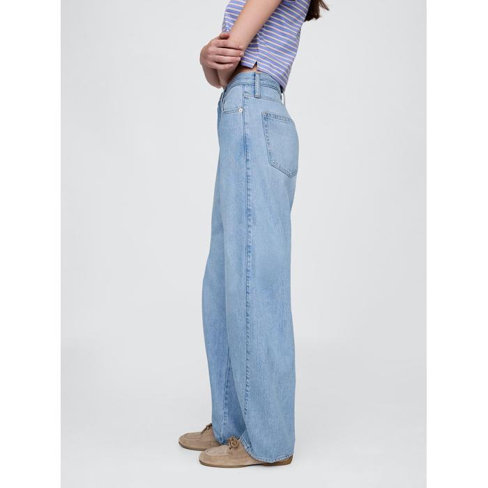 UltraSoft High Rise Barrel Jean Pantolon цвет: Голубой