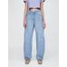 UltraSoft High Rise Barrel Jean Pantolon цвет: Голубой