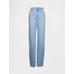 UltraSoft High Rise Barrel Jean Pantolon цвет: Голубой