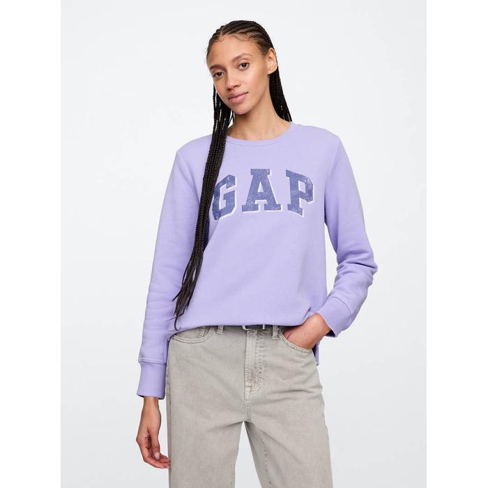 Relaxed Флисовая толстовка с логотипом Gap цвет: Фиолетовый