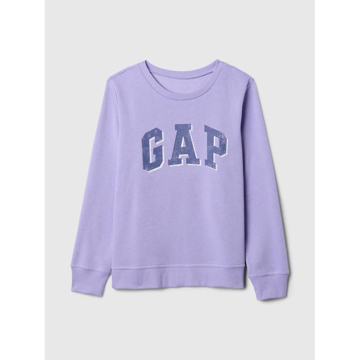 Relaxed Флисовая толстовка с логотипом Gap цвет: Фиолетовый