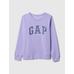 Relaxed Флисовая толстовка с логотипом Gap цвет: Фиолетовый