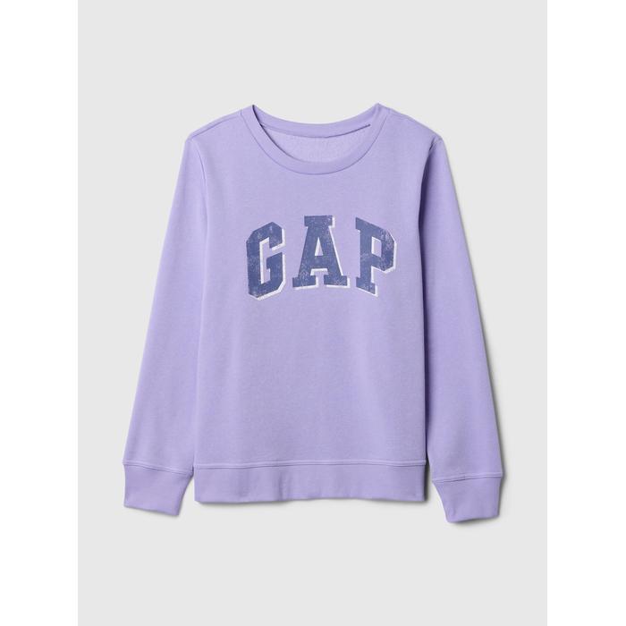 Relaxed Флисовая толстовка с логотипом Gap цвет: Фиолетовый