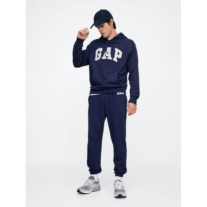 Спортивные штаны джоггера из французской махровой ткани с логотипом Gap цвет: Синий