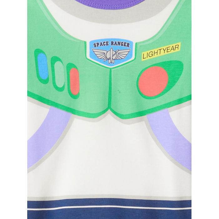 %100 Organik Pamuk Disney Buzz Lightyear Desenli Pijama Takımı цвет: Белый
