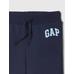 Gap Logo Straight Leg Pull-On Fleece Eşofman Altı цвет: Синий