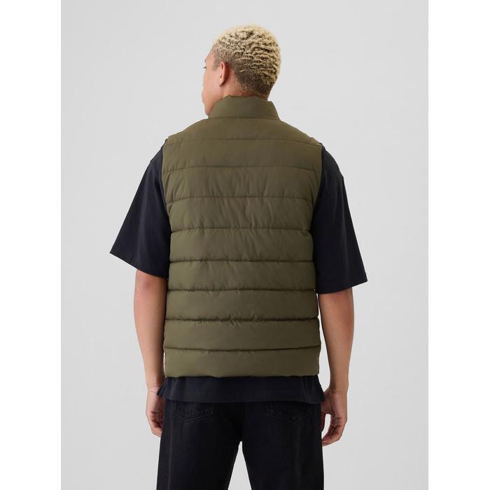 Gap Logo ColdControl Puffer Şişme Yelek цвет: Хаки