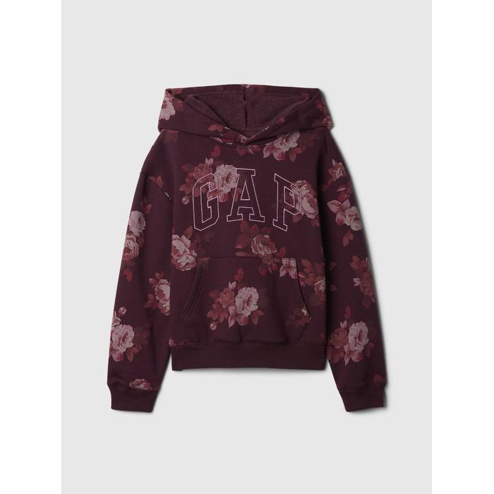 Gap Logo Relaxed Fleece Sweatshirt цвет: Красный