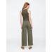Wide Leg Crop Jean Pantolon цвет: Хаки