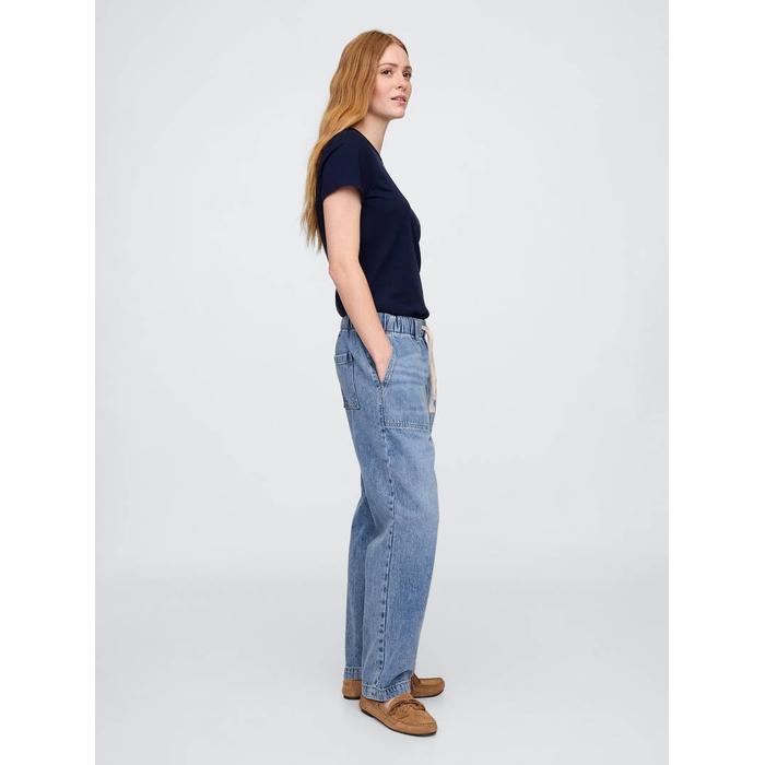 Straight Jean Pantolon цвет: Голубой