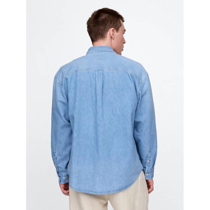 Denim Big Gömlek цвет: Голубой