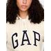 Gap Logo Relaxed Fleece Fermuarlı Sweatshirt цвет: Белый