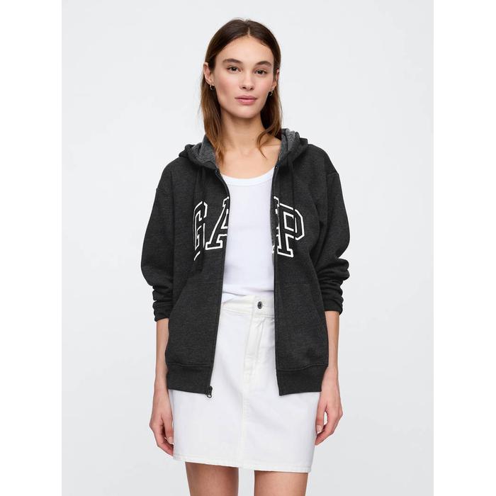 Gap Logo Relaxed Fleece Fermuarlı Sweatshirt