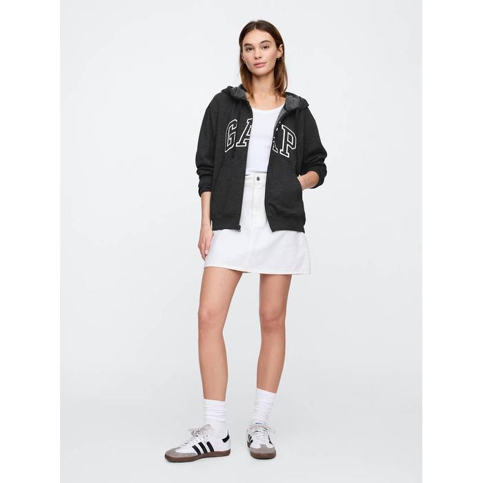 Gap Logo Relaxed Fleece Fermuarlı Sweatshirt