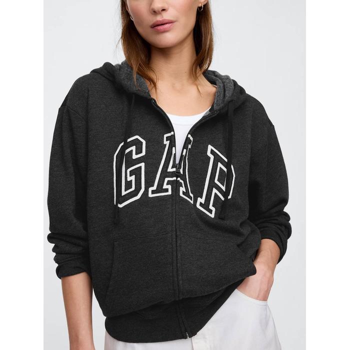 Gap Logo Relaxed Fleece Fermuarlı Sweatshirt