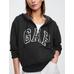Gap Logo Relaxed Fleece Fermuarlı Sweatshirt