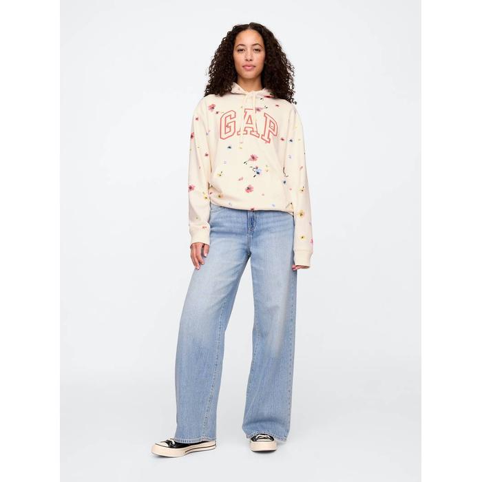Gap Logo Relaxed Havlu Kumaş Sweatshirt
