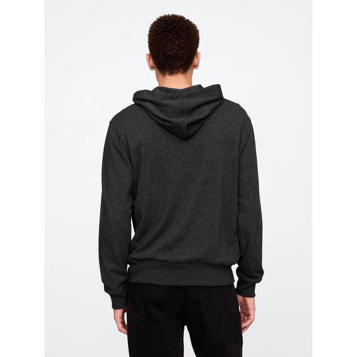 Gap Logo Fermuarlı Havlu Kumaş Sweatshirt
