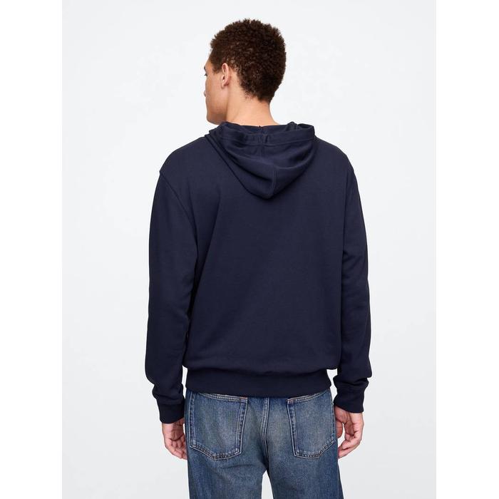 Gap Logo Fermuarlı Fransız Havlu Kumaş Sweatshirt цвет: Синий
