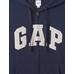 Gap Logo Fermuarlı Fransız Havlu Kumaş Sweatshirt цвет: Синий