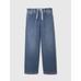 Mid Rise Easy Baggy Jean Pantolon цвет: Синий
