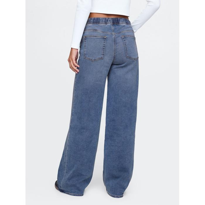 Mid Rise Easy Baggy Jean Pantolon цвет: Синий
