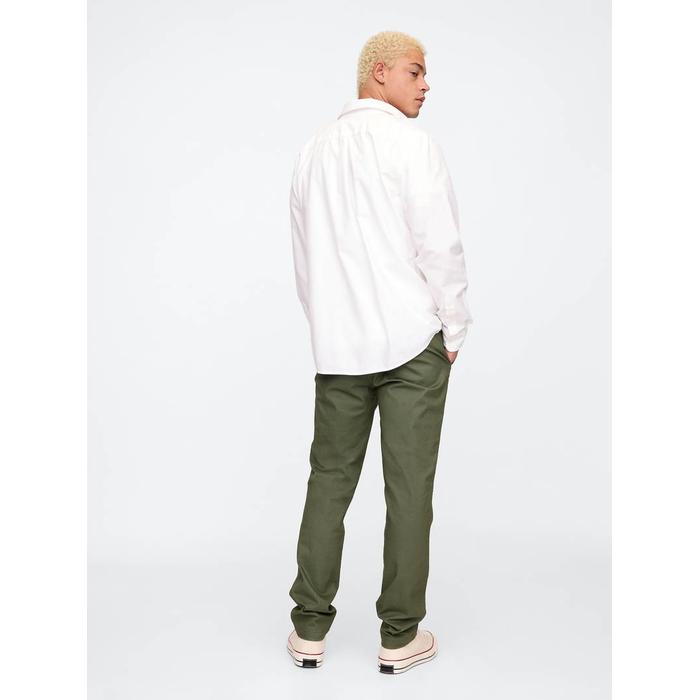 Slim Fit Gap Flex Khaki Pantolon цвет: Хаки