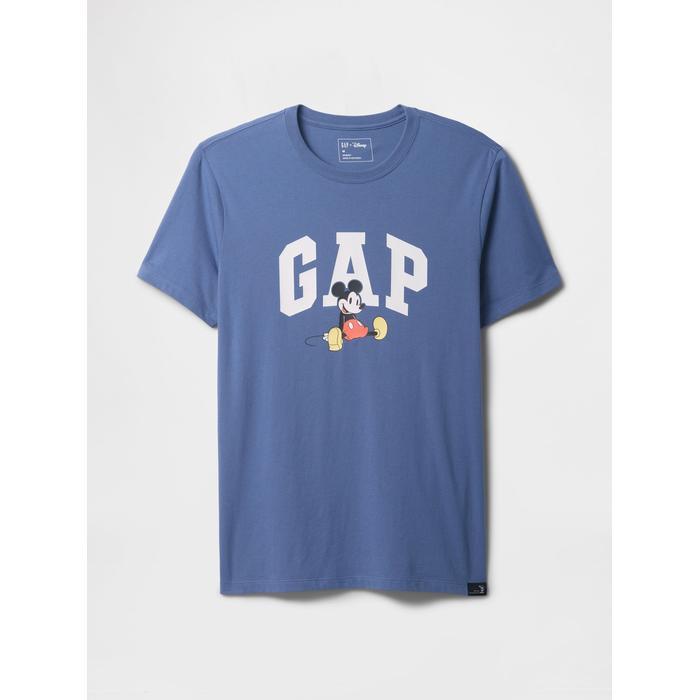 Disney Футболка с логотипом Gap и рисунком Микки Мауса цвет: Голубой