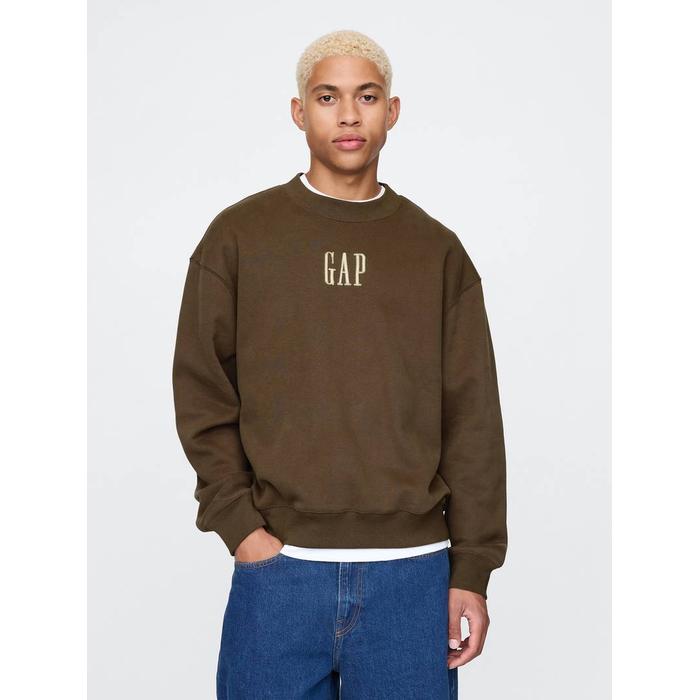 Gap Logo Vintage Soft Fleece Sweatshirt цвет: Коричневый