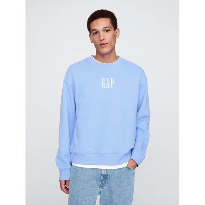 Gap Logo Vintage Soft Fleece Sweatshirt цвет: Голубой