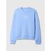 Gap Logo Vintage Soft Fleece Sweatshirt цвет: Голубой