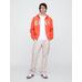 Gap Logo Relaxed Fleece Fermuarlı Sweatshirt цвет: Оранжевый