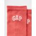 Носки круглого воротника с логотипом Gap цвет: Красный
