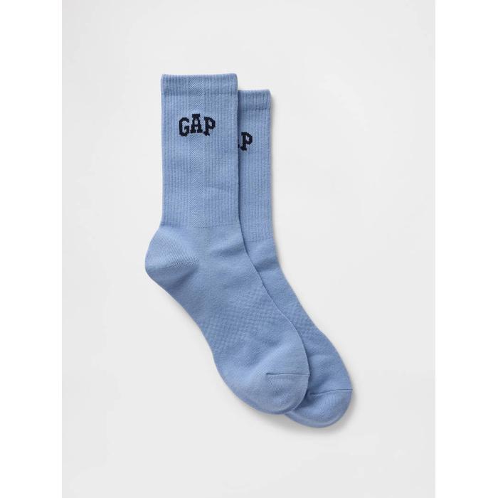 Носки круглого воротника с логотипом Gap цвет: Голубой