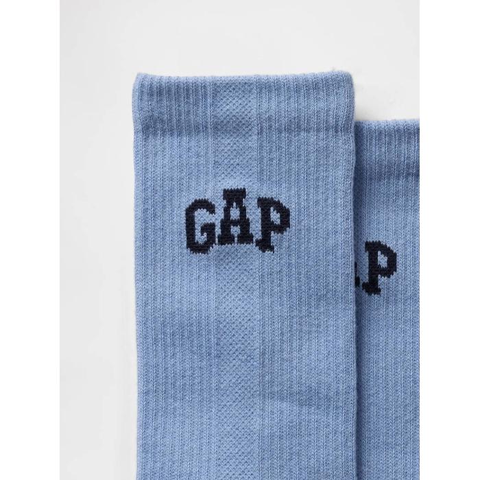 Носки круглого воротника с логотипом Gap цвет: Голубой