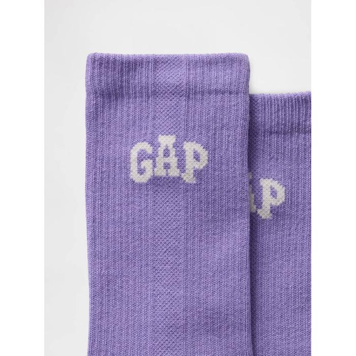 Носки круглого воротника с логотипом Gap цвет: Фиолетовый