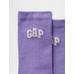 Носки круглого воротника с логотипом Gap цвет: Фиолетовый