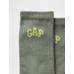 Носки круглого воротника с логотипом Gap цвет: Зелёный