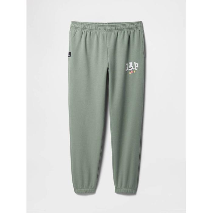 Gap Logo Disney Grafikli Fleece Eşofman Altı цвет: Зелёный