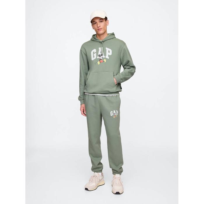Gap Logo Disney Grafikli Fleece Eşofman Altı цвет: Зелёный