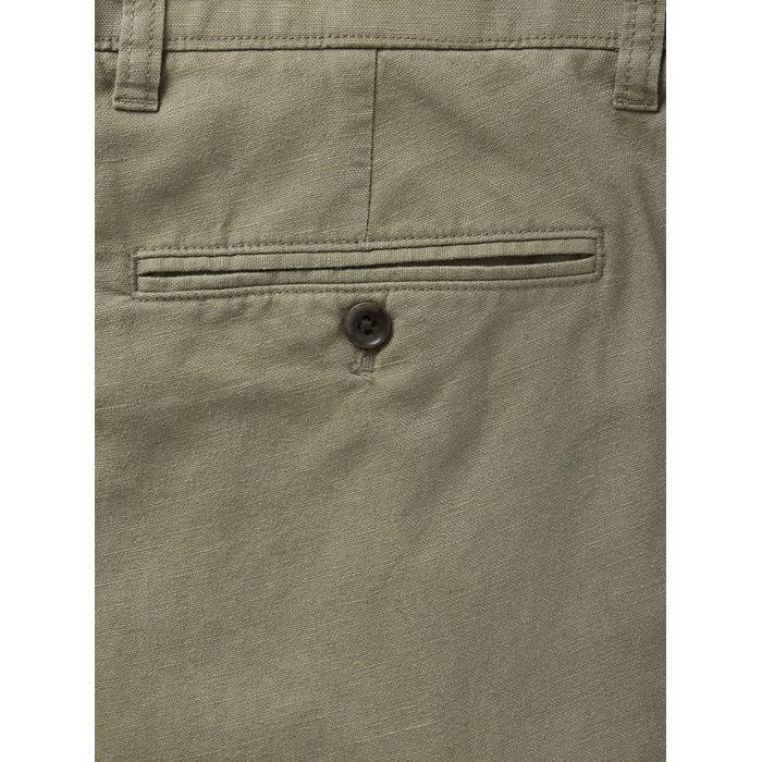 Keten Karışımlı Khaki Pantolon цвет: Зелёный