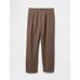 Keten Pamuk Karışımlı '90s Loose Pileli Khaki Pantolon цвет: Коричневый