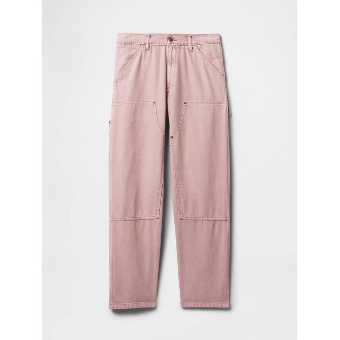 UltraSoft Double-Knee Carpenter Baggy Jean Pantolon цвет: Розовый