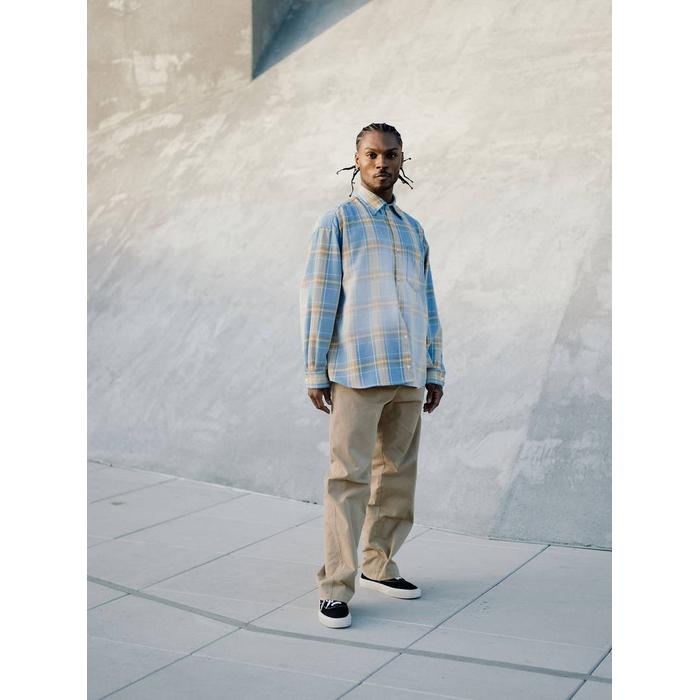 Sunwashed Twill Oversize Gömlek цвет: Голубой